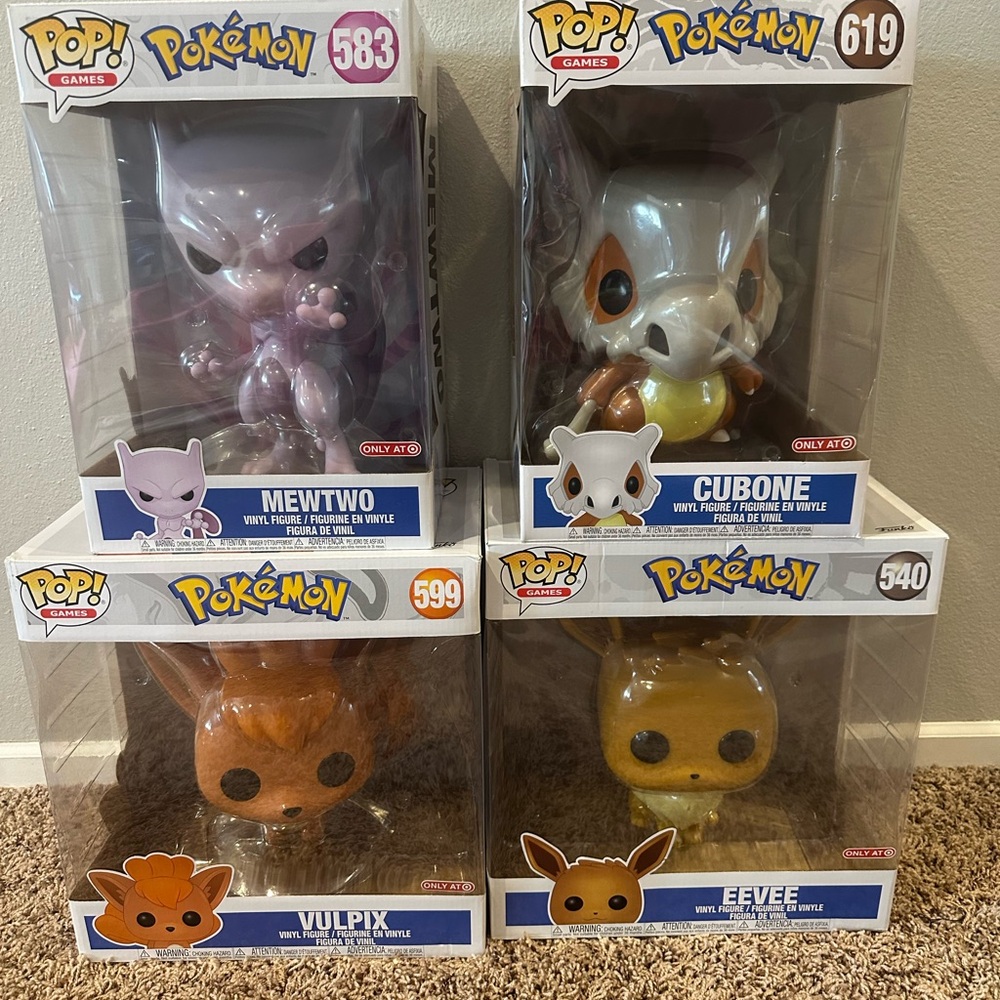 New Bigger Pokémon Funko pops